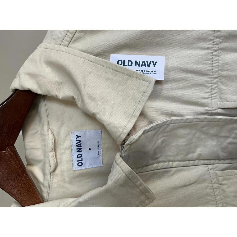 Old Navy Women's Beige Utility Jacket Medium - Picture 9 of 9